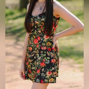Urban Outfitters | Floral Mini Dress | Size S